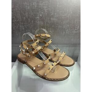 A New Day Women's Strappy Studded Sandals Size: 9.5 (F26)